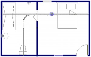 Tilsysteem - plafondlift ontwerpvoorbeeld 6 800x500
