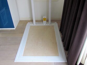 Vloer begaanbaar met lift zonder schacht