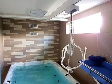 Plafondlift met kanteljuk KDC Amsterdam