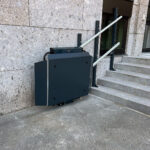 Plateaulift voor de trap, de meest compacte trap-plateaulift