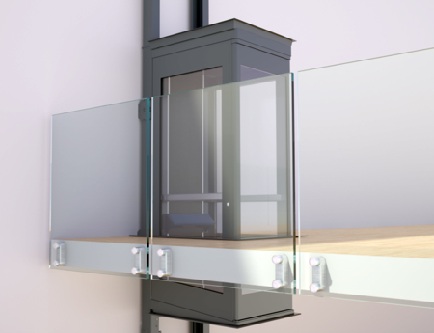 Schachtloze huislift met high-end design