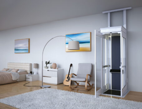 Design huislift 1 persoons in slaapkamer